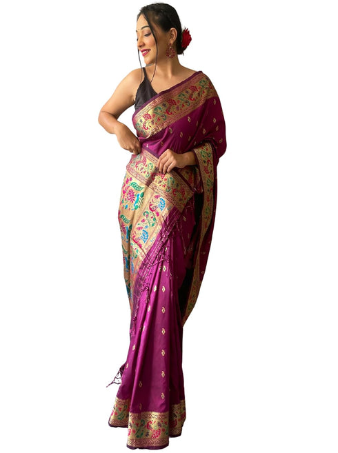 Vasthrlay Paithani Kanjivaram Sarees Ethnic Wear