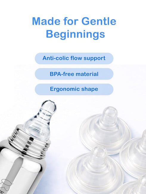 Kidbea Stainless Steel Baby Feeding Bottle