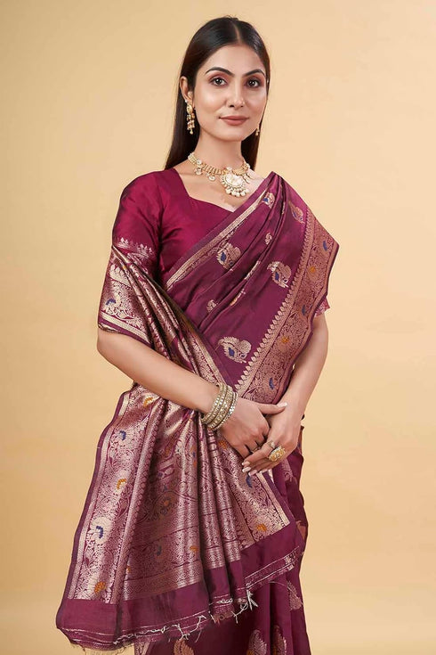Vsathrlay Kanjivaram Banarasi Festival Wedding Ethnic Wear