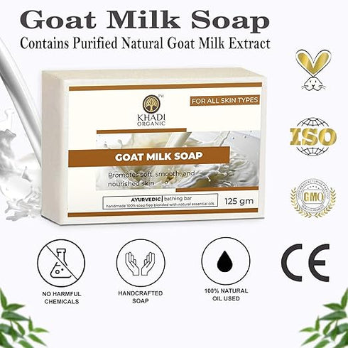 Khadi Organic Natural Goat Milk Soap 125 gm