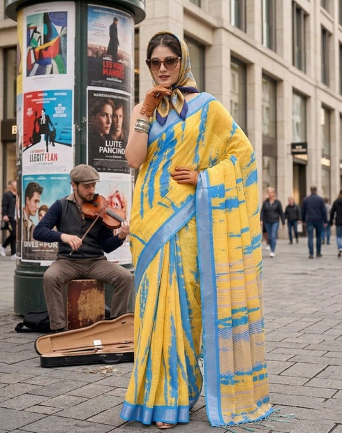 Vasthrlay Yellow Traditional Az Ys Ethnic Wear