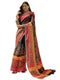 Vasthrlay Womens Printed Unstitched Beige Saree