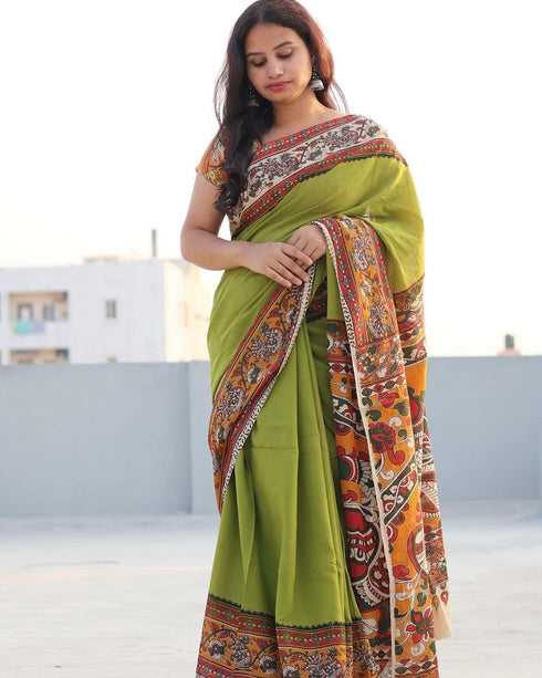 Vasthrlay Kalamkari Lightweight Festival Unstitched