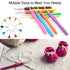 Crochet Hook Set, 9 Pcs Ergonomic Hooks, Aluminum Knitting Tools with Rubber Soft Grip