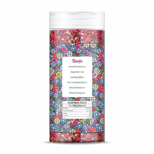 NatureVit Gulabl Mukhwas Rose Petals & Sweet Gulab Mouth Freshener Mix