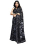 Vasthrlay Womens Printed Unstitched Wine Saree