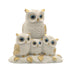 Modern Minimalist Owl Family Figurine Resin Showpiece for Home Decor
