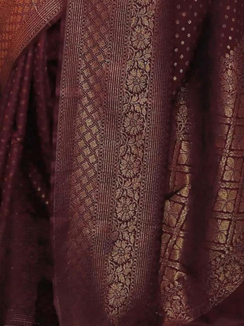 Vasthrlay Banarasi Kanjivaram Unstitched 3730s388n Rani