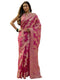 Vasthrlay Kanjivaram Jacquard Unstitched Pink Saree
