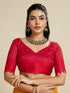 Vasthrlay Traditional Contrast Weaving