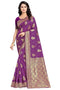 Vsathrlay Purple Kanchipuram Ethnic Wear