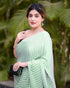 VasthrlayPleated Crushed Unstitched Ethnic Wear