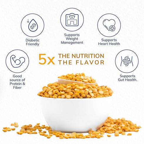 24 Mantra Organic Roasted Bengal gram Dal