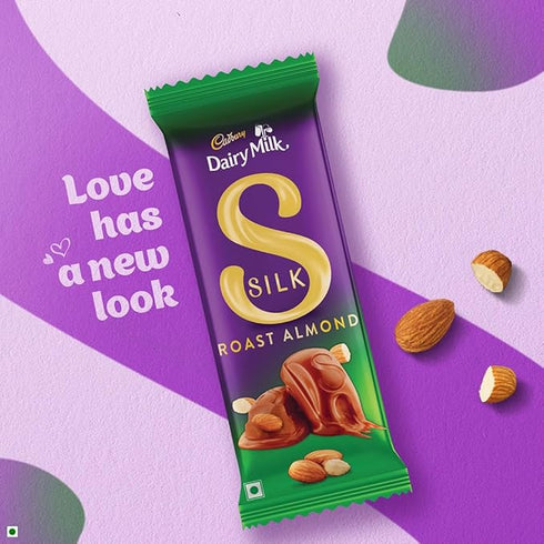 Cadbury Dairy Milk Silk Roast Almond Chocolate Bar -52gm