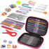 109-Piece Crochet Hook Set with Case, Ergonomic Needles Kit