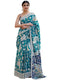 Vasthrlay Kalamkari Printed Olive Saree