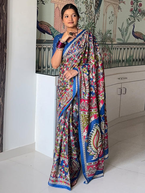 Vasthrlay Cotton Printed Unstitched Ethnic Wear