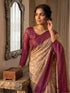 Vasthrlay Banglori Printed Dusty Saree