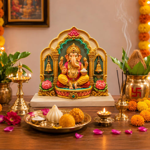 ASR Lord Ganesha Temple Silicone Mould for Resin & DIY Decor
