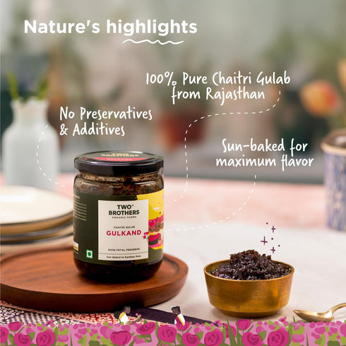 Two Brothers Organic Farms - Natural Gulkand