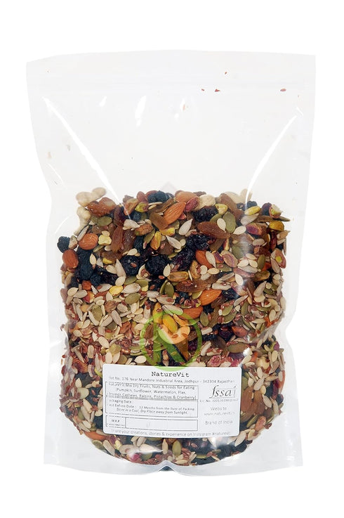 NatureVit Healthy Mix Premium Dry Fruits| Nuts & Seeds Blend