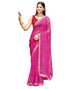Vasthrlay Chiffon Bandhani Unstitched Green Saree