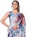 Vasthrlay Printed Tassels Unstitched Maroon Saree