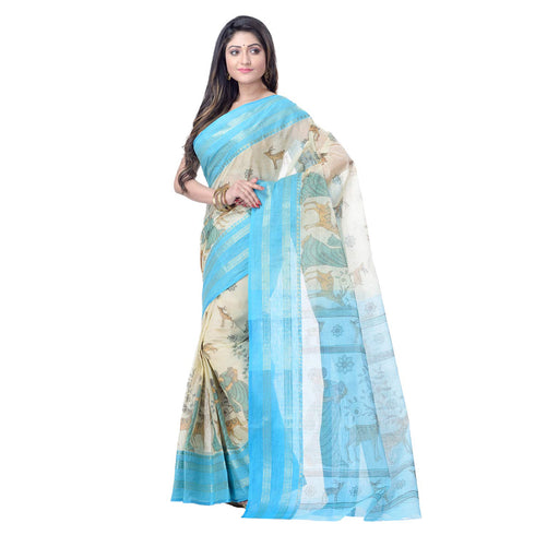 Vasthrlay Bengal Cotton Shakuntala Printed Handloom