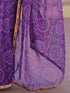 Vasthrlay Georgette Bandhani Orange Saree