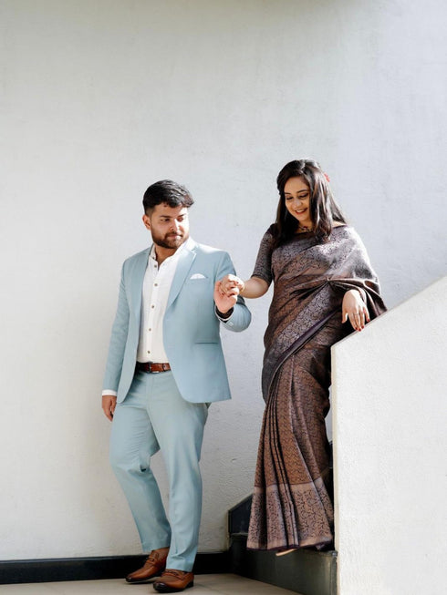 Vasthrlay Kanjivaram Traditional Unstitched Saree