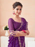 Vasthrlay Bandhani Unstitched 3728s2630n Deep Magenta1
