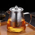 VICTUS ESTORE Glass Teapot with Removable Infuser
