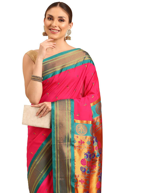 Vasthrlay Paithani Bottle Saree