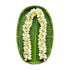 Artificial Jasmine Flower Hair Accessory White and Green Reusable Bridal Women Hair Decoration