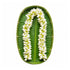 Artificial Jasmine Flower Hair Accessory White and Green Reusable Bridal Women Hair Decoration