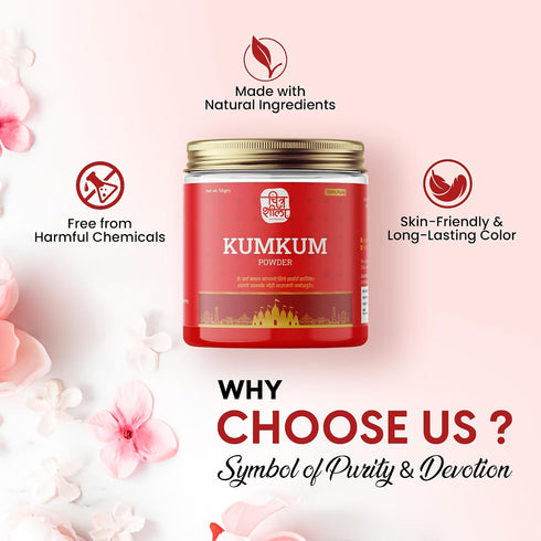 CHITRASHILA® 100% Herbal Original Pure Kumkum Powder