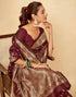 Vasthrlay Gold Banarasi Saree