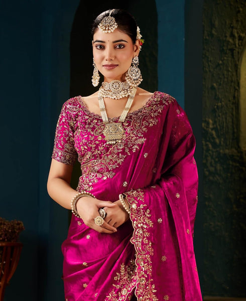 Vasthrlay Embroidered Traditional Embellished Applique Bollywood