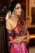 Vasthrlay Navy Blue Jacquard Saree