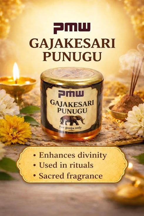 Gajakesari Punugu for Pooja Sacred Fragrance