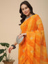 Vasthrlay Georgette Leheriya Embroidered Rani Saree