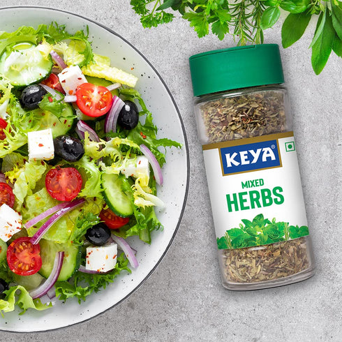 Keyafoods Keya Premium Herbs Combo Keya Basil 12g Keya Oregano 15g Keya Mixed Herbs 23gm Pack of 3