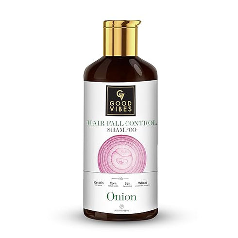 Good Vibes Onion Hairfall Control Shampoo With Keratin