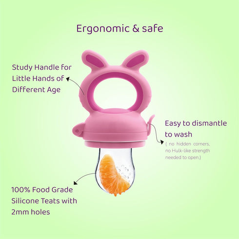 Beebaby Soft Silicone Nibbler With Extra Mesh For Babies