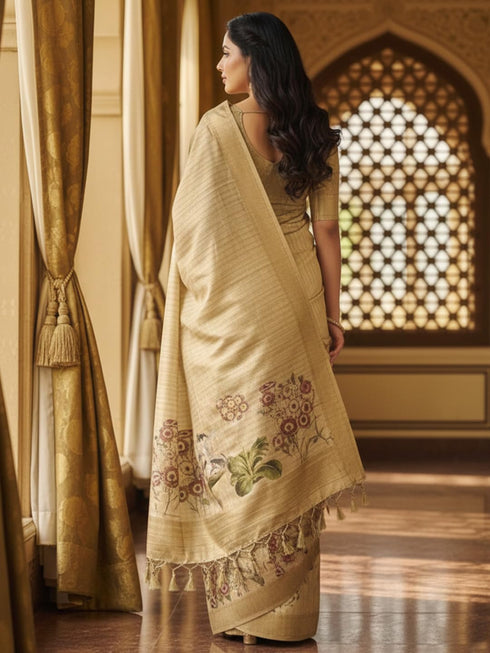 Vasthrlay Cotton Printed Unstitched Ethnic Wear