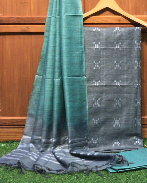 Vasthrlay Bhagalpuri Unstitched Saree