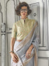 Vasthrlay Unstitched Multicolor Comfortable Friendly Saree