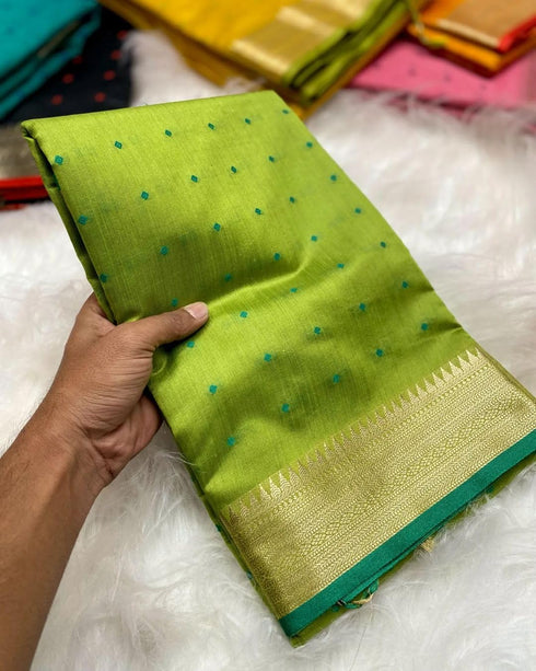 Vasthrlay Tussar Saree Butties