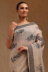 Vasthrlay Beige Chanderi Thread