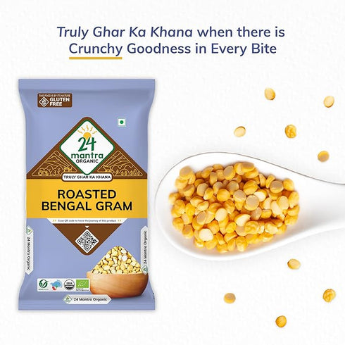 24 Mantra Organic Roasted Bengal gram Dal